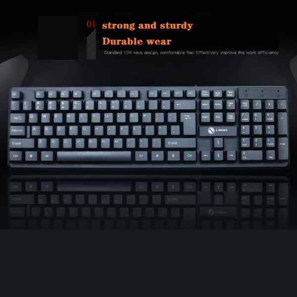 Standard USB 104 Keys Wired Keyboard_3