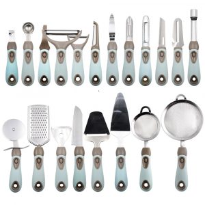 Stainless steel kitchen accessories set