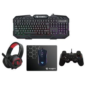 Gaming keyboard mouse kit set
